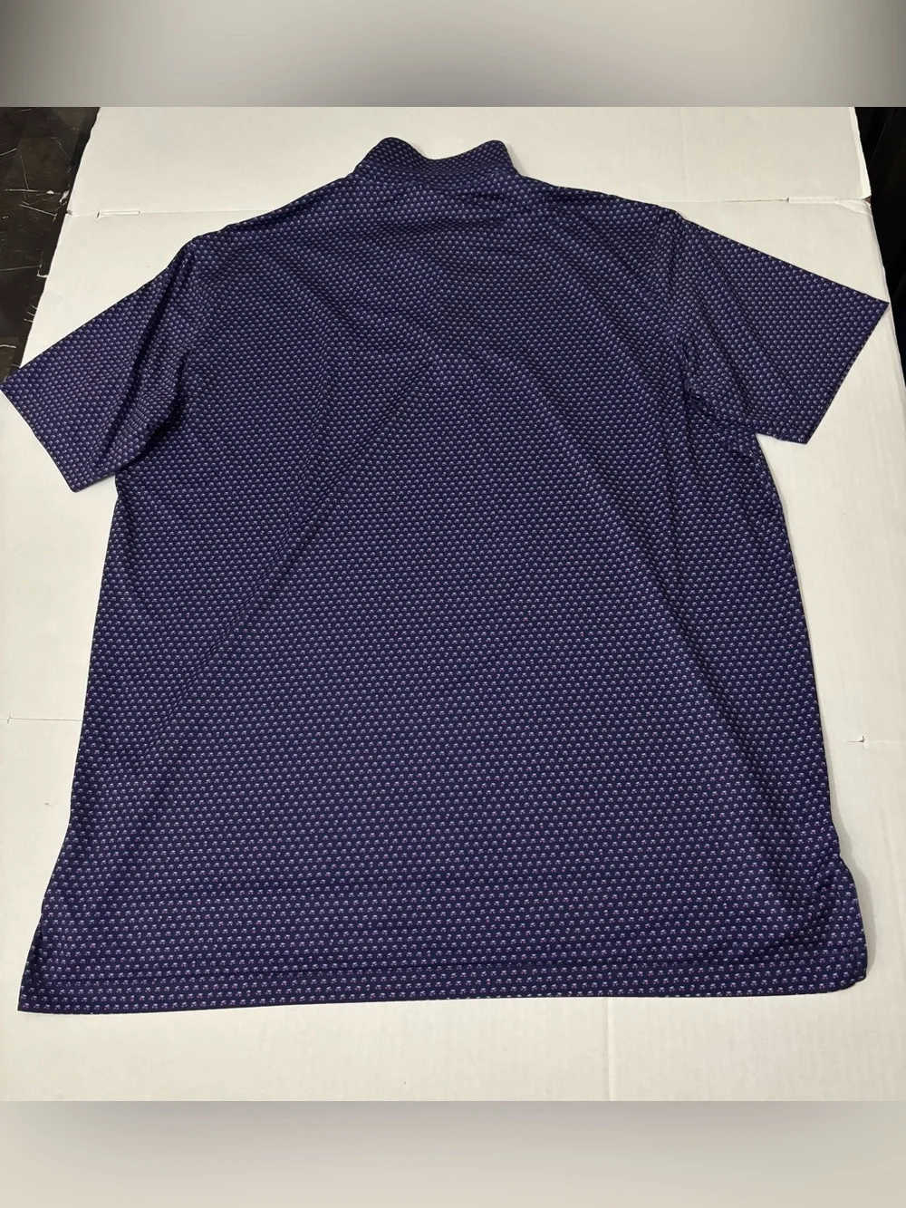 Peter Millar Men's Navy Pint Night Performance Jersey Polo Size XL